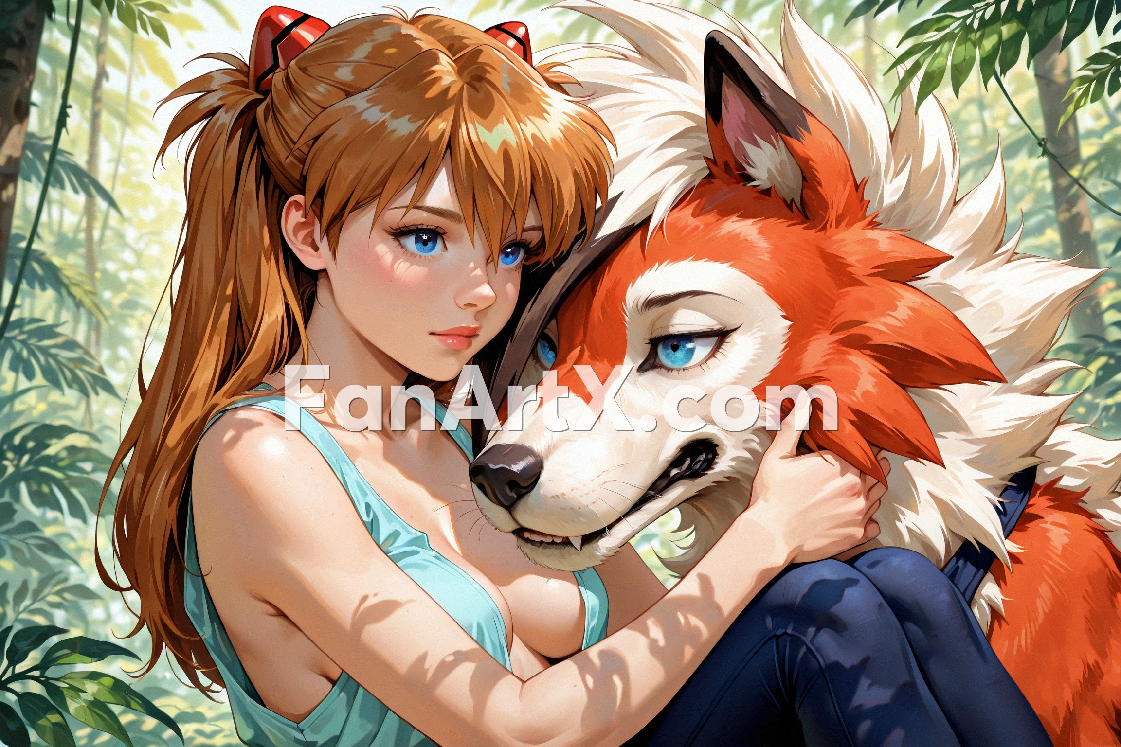 Asuka Langley Soryu fanart - Neon Genesis Evangelion Character 1667408